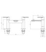 Lowry Bath Filler - Chrome