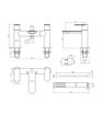Lowry Bath/Shower Mixer - Chrome