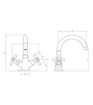 Orwell Basin Mixer - Chrome