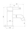 Scarborough Cloakroom Basin Mixer & Waste - Chrome
