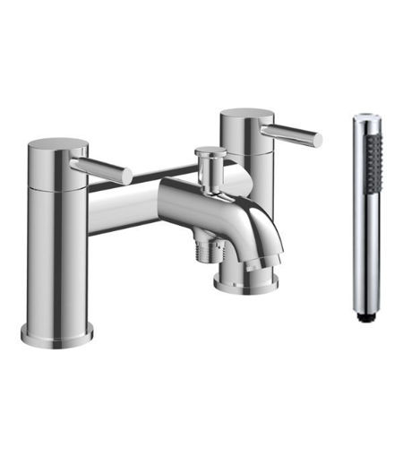Scarborough Bath/Shower Mixer & Bracket - Chrome