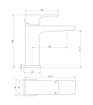 Berrymoor Basin Mixer & Waste - Matt Black