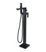 Berrymoor Floor Standing Bath/Shower Mixer - Matt Black