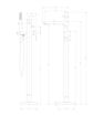 Berrymoor Floor Standing Bath/Shower Mixer - Matt Black