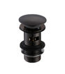 Slotted Mushroom Basin Waste (1 1/4") - Matt Black