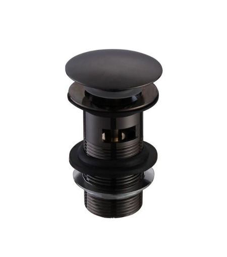 Slotted Mushroom Basin Waste (1 1/4") - Matt Black