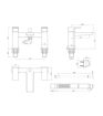 Berrymoor Bath/Shower Mixer - Brushed Brass