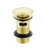 Slotted Mushroom Basin Waste (1 1/4") - Brushed Brass