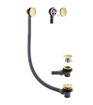 Sprung Bath Waste & Overflow - Brushed Brass