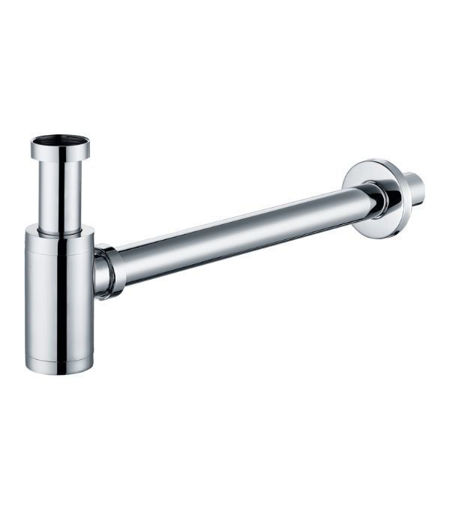 Modern Round Bottle Trap - Chrome
