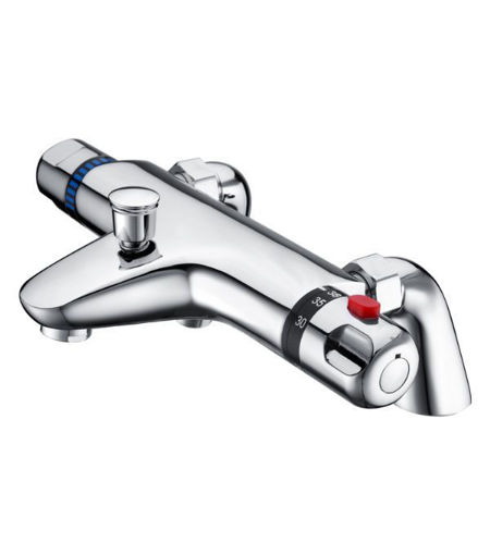 Deck Mounted Thermostatic Bath/Shower Mixer Valve - Chrome