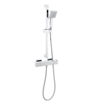 Althorp Cool-Touch Thermostatic Bar Mixer Shower - Chrome
