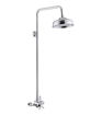 Hardwick Shower Pack Two - Concentric Single Outlet Shower Valve & Overhead Kit - Chrome
