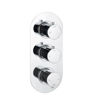 Eastfield Thermostatic Three Outlet Triple Shower Valve - Chrome