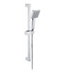 Square Slider Rail Kit & Single Mode Handset - Chrome