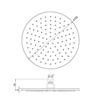 250mm Round Showerhead - Chrome