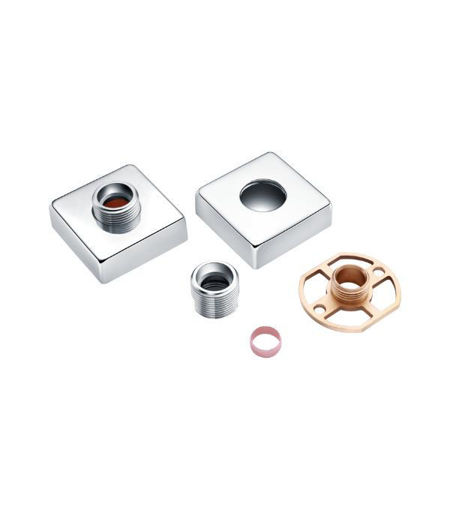 Exposed Shower Valve Fast Fitting Kit Square (Pair)