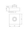 Exposed Shower Valve Fast Fitting Kit Square (Pair)