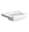 Kingfisher 495x445mm 2TH Semi Recessed Basin
