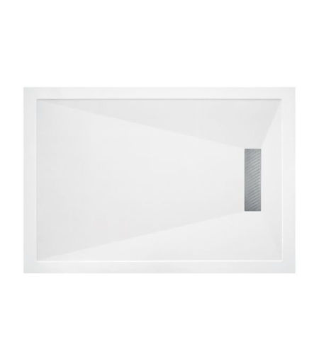 25mm Linear 1700x800mm Slim Rectangular Tray & Waste
