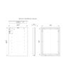 Finedon 400x600mm Rectangle Battery-Operated LED Mirror