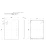 Finedon 500x700mm Rectangle Battery-Operated LED Mirror