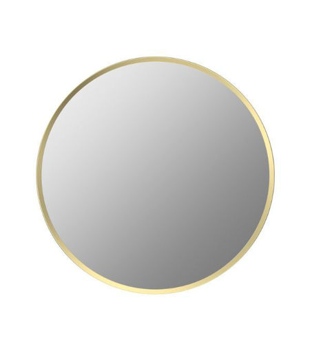 Kendal 600mm Round Mirror - Brushed Brass