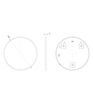 Kendal 600mm Round Mirror - Brushed Brass