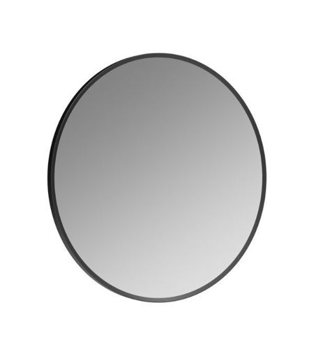 Kendal 600mm Round Mirror - Matt Black
