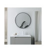 Kendal 600mm Round Mirror - Matt Black