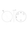 Kendal 600mm Round Mirror - Matt Black