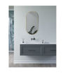 Kendal 800x400mm Oblong Mirror - Brushed Brass