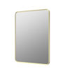 Kendal 600x800mm Rectangle Mirror - Brushed Brass