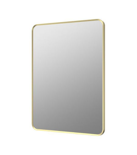 Kendal 600x800mm Rectangle Mirror - Brushed Brass