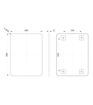 Kendal 600x800mm Rectangle Mirror - Matt Black
