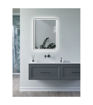 Cotswold 600mm Rectangle Front-Lit LED Mirror - Matt Black