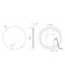 Sandpiper 500mm Round Back-Lit LED Mirror