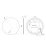 Sandpiper 600mm Round Back-Lit LED Mirror