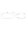 Soane 400x800mm Oblong Mirror