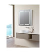 Brickhill 600mm 2 Door Front-Lit LED Mirror Cabinet