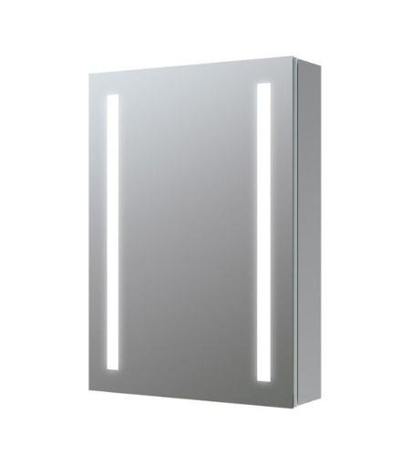 Sassoon 500mm 1 Door Front-Lit LED Mirror Cabinet