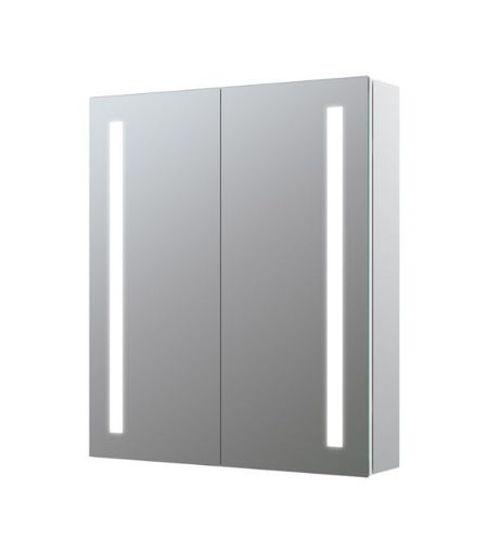 Sassoon 600mm 2 Door Front-Lit LED Mirror Cabinet