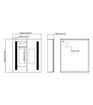 Sassoon 600mm 2 Door Front-Lit LED Mirror Cabinet