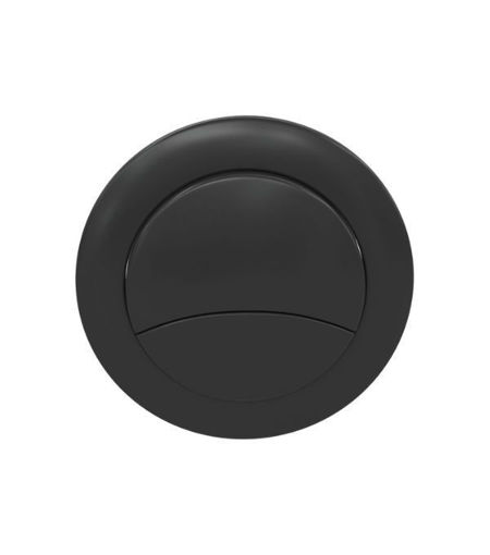 Dual Push Button Cover (Rod) - Matt Black