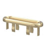 Oval Overflow Ring - Brushed Brass