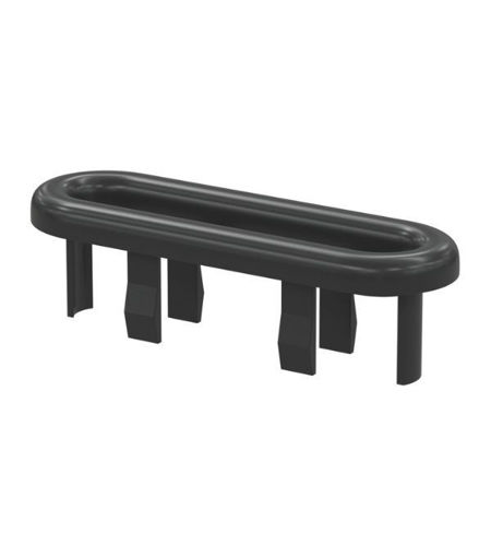 Oval Overflow Ring - Matt Black