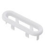 Oval Overflow Ring - White
