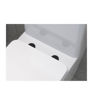 Toilet Seat Cover Caps - Matt Black