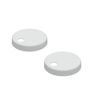 Toilet Seat Cover Caps - White