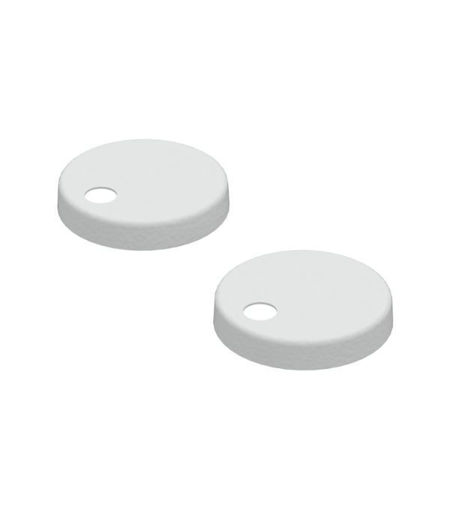 Toilet Seat Cover Caps - White